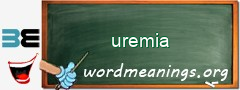 WordMeaning blackboard for uremia